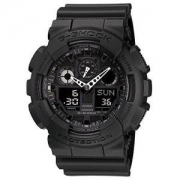 #情人节#CASIO 卡西欧 G-SHOCK系列 GA-100-1A1DR 时尚双显运动电子男表