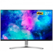 LG 27UD68-W 27英寸4K IPS硬屏 爱眼不闪滤蓝光LED背光液晶显示器 *2件