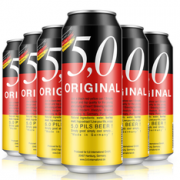 限地区！ 5.0 ORIGINAL 奥丁格 皮尔森啤酒 550ml*6听 19.8元（99元5件）