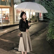 卡姿珊 港味复古时髦两件套 甜美小香风