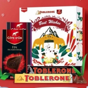 京东商城：限PLUS会员， TOBLERONE 瑞士三角 巧克力棋盘礼盒 400g