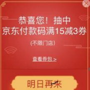 京东支付 闪闪有礼活动，红包抽奖转盘活动