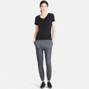UNIQLO优衣库 女装仿羊羔绒运动长裤