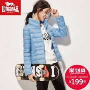 天猫商城：lonsdale 英国龙狮戴尔 女士轻薄短款立领羽绒服 多色