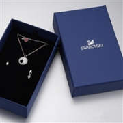Swarovski 施华洛世奇 Crystal 时尚百搭心形项链耳环套装