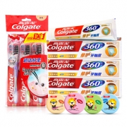 Colgate高露洁 健齿牙膏牙刷套装（送小狮子镜）