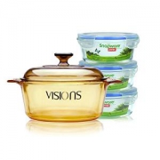 20日14点45分、Z秒杀：VISIONS 透明锅具套装 两件套 2.25L+1.5L