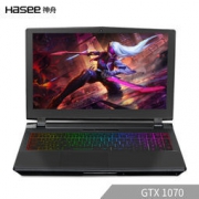 HASEE 神舟 战神系列 ZX8-CP7S1 笔记本15.6英寸（I7-8700K 1T+256G SSD 16G GTX1070 8G）
