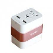 历史新低： Schneider Electric 施耐德 遨游系列 旅行插座 白玫瑰