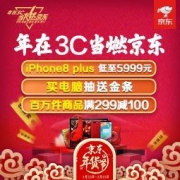 促销活动：京东年货节 年在3C 新年礼硬货盛典