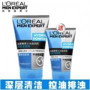 欧莱雅 控油祛痘 男士水能洁面乳 100ml+50ml