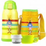 DISNEY迪士尼 婴儿童双盖吸管杯550ML