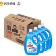 12号10点：白猫高效洁净 清新花香洗衣液3kg*4瓶