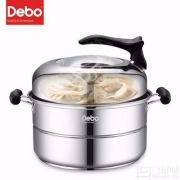 德国 Debo 卡帕提 DEP-DS07 不锈钢双层蒸锅26cm