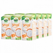 Arla爱氏晨曦 Yoggi 黄桃味酸奶200ml*12