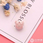 西集网：Pandora 潘多拉 粉色蝴蝶结爱心串珠 792044ENMX