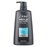 Dove 多芬 男士+护理沐浴露 清新倍爽650g (补水保湿+温和润肤)