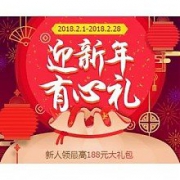 新年0元单！再来几发！迎新年  新人领大礼包