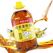 荆楚大地 浓香压榨菜籽油 5L 非转基因食用油
