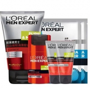 镇店之宝，L'OREAL PARIS 欧莱雅 男士火山岩清痘套装