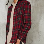 Forever21  男士全棉百搭格纹衬衫    68元包邮