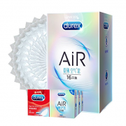 杜蕾斯（Durex）   AIR至薄幻隐16只+3只+倍滑超薄2只或亲昵4只
