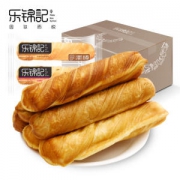 乐锦记 原味手撕棒面包 750g整箱装