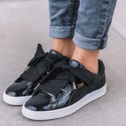 亚马逊海外购：PUMA 彪马 Basket Heart Patent Wn's 蝴蝶结板鞋 Prime会员免费直邮