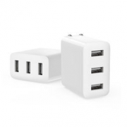 节能高效！青米 3口USB 15W 3A充电器