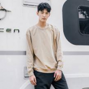 韩都衣舍男装2018春季新款套头男卫衣AE6012