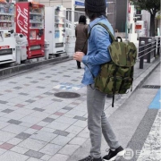 日本潮流街包品牌，anello 时尚双肩包 迷彩色 Prime会员免费直邮含税