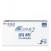强生 润眸两周抛隐形眼镜6片装
