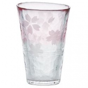 ADERIA 津轻 手工樱花玻璃杯