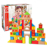 Hape 积木系列 E8007A 彩虹积木 60块