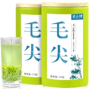 翠玉螺 明前新茶 5星信阳原产毛尖 150g*2罐