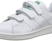 中亚Prime会员！Adidas Stan Smith 大童魔术贴绿尾