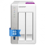 6日8点： QNAP 威联通 TS-231P2 4G内存 四核心处理器 两盘位NAS网络存储器双网络端口