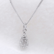 历史新低：Swarovski 施华洛世奇 1023992 Heloise 镀白金色水晶泪滴吊坠项链 350元包邮（用券）