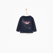ZARA 女童图案T 恤
