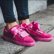 PUMA Suede Heart 女大童蝴蝶结休闲鞋
