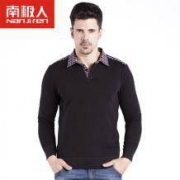 南极人 男士 假两件 保暖衬衫