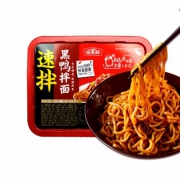 金麦厨 黑鸭拌面盒装带酱速拌面253g