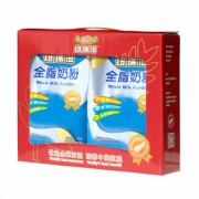 新西兰原装进口纽瑞滋Nouriz 全脂奶粉1kg*2礼盒