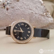 亚马逊海外购：金盒特价，Anne Klein 安妮·克莱因 AK/2348BKDB 施华洛世奇水晶女士时尚腕表 Prime会员免费直邮含税