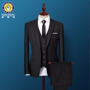 普瑞森 男士西服套装 西服+西裤+衬衫+领带+领结+衣架