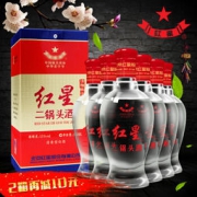 红星 二锅头 53度 清雅陈酒 500ml*6瓶 整箱装