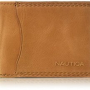 100% 皮革！Nautica Rfid Blocking 男士真皮钱包