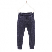 ZARA 童装男童绒布低裆裤