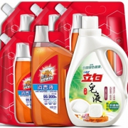 立白 天然皂液2.1kg/瓶+威王 消毒液1.25L/瓶+1L*4袋