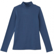 MUJI 无印良品 女士棉弹力高领上衣